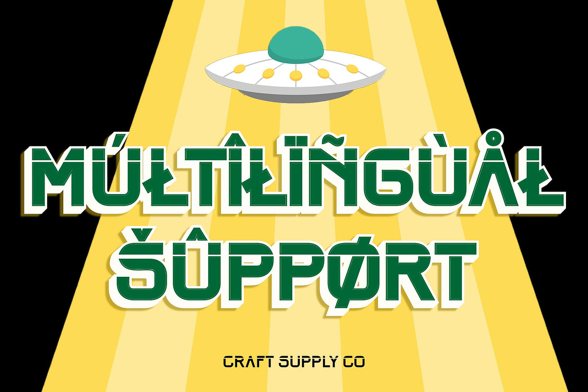 Darille 3D, a Sans Serif Font by Craft Supply Co. (Photo 4 of 8)