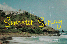 Summer Sunny - Pencil Handwritten