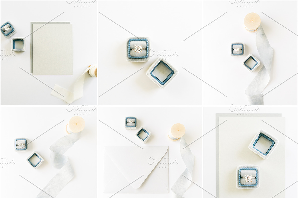 French Blue Wedding Mockup Bundle, a Product Mockup by LaPorte Images (Photo 4 of 7)