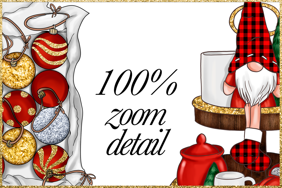 Christmas Clipart Png set, a Decorative Illustration by The GG Shop (Photo 9 of 9)