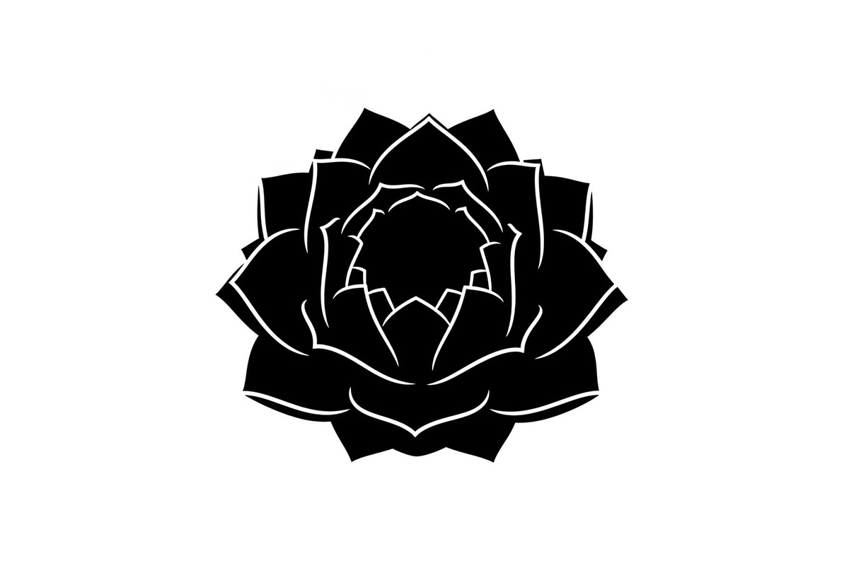 Lotus Flower Silhouette Vector Bundl, an Illustration by Creativeshirt (Photo 9 of 51)