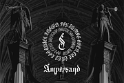 Ribeth - A Simple Blackletter Typefa, a Blackletter Font by zamjumps (Thumbnail 4 of 9)