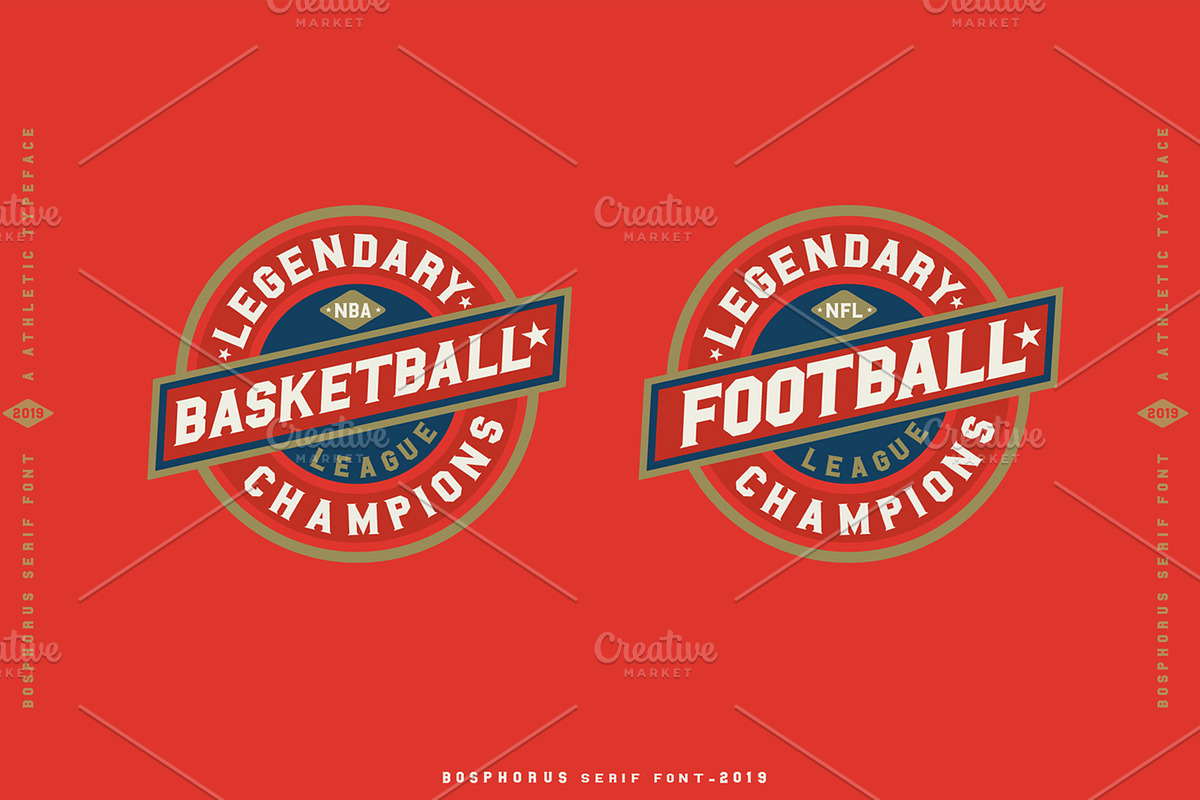 BOSPHORUS Serif font preview 6