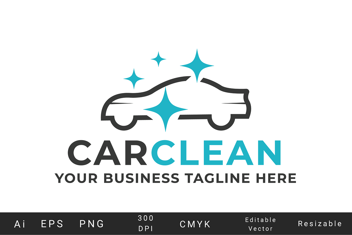 Car Clean/Wash/Service logo, a Branding & Logo Template by kamalrawat_gd (Photo 5 of 8)