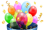Birthday, Carnival, Christmas Decor, a Decorative Illustration by TAlex (Thumbnail 2 of 6)