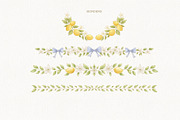 Lemon Garden Collection, a Seasonal Illustration by AlenaVlasko stock Market (Thumbnail 7 of 10)