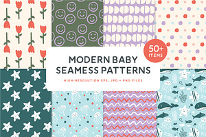 Modern Baby Patterns & Graphics