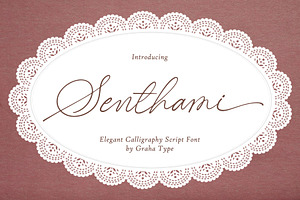 Senthami - Elegant Script Font