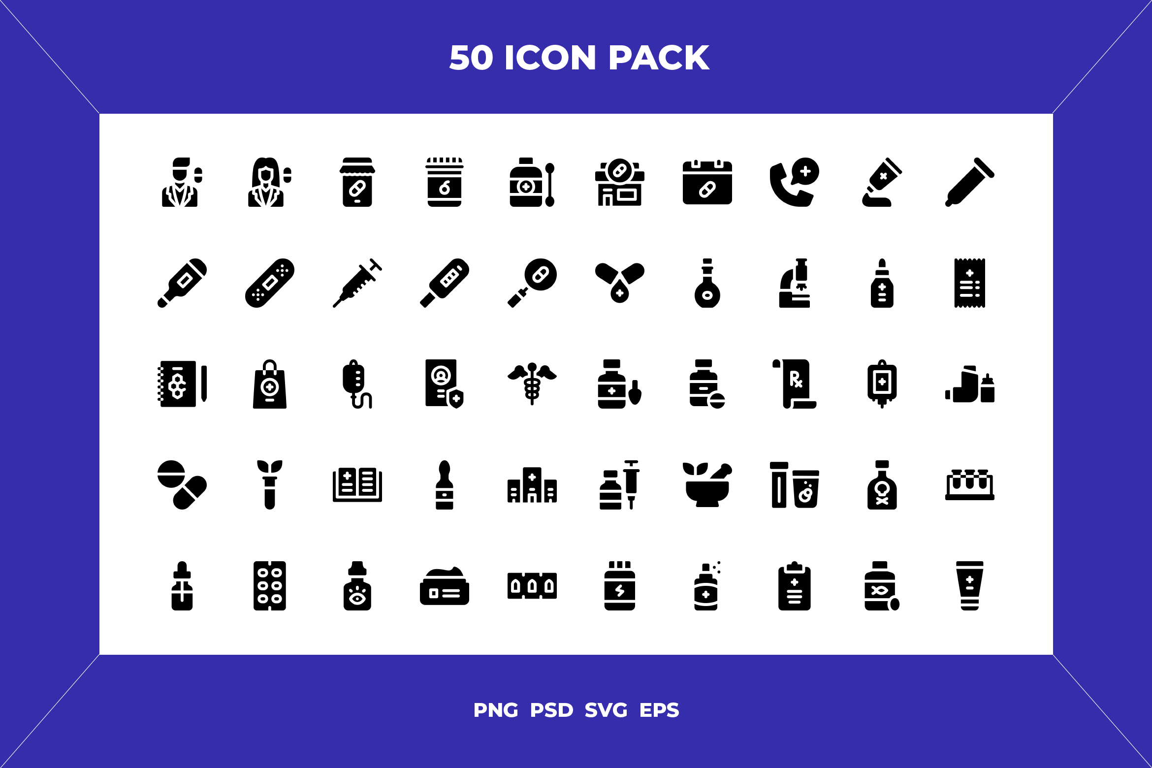 50 Pharmacy icons, an Icon by Wencory