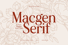 Macgen - Elegant Serif Font