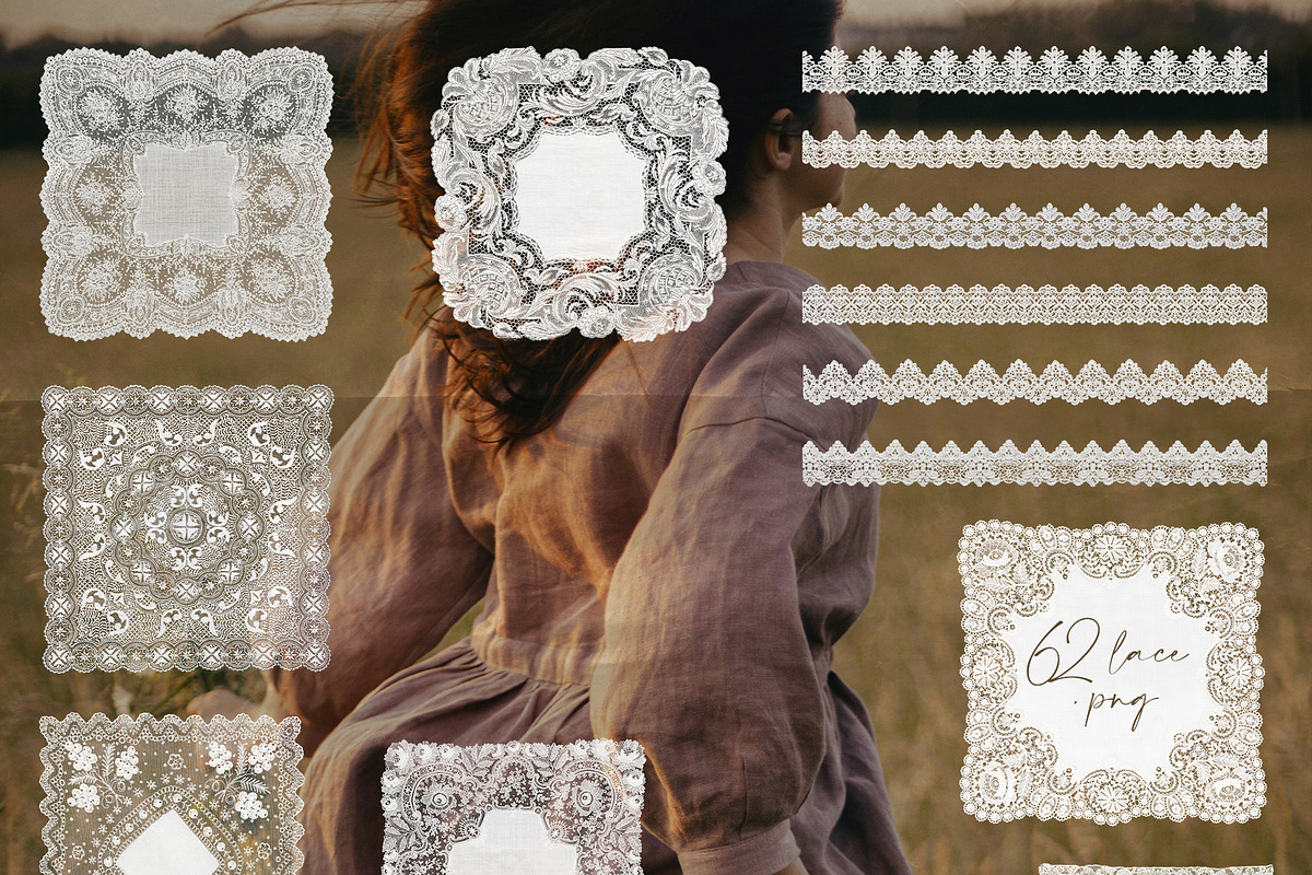 Romantic Archive of Paper & Lace, an Object Graphic by alonahaidash (Photo 8 of 17)