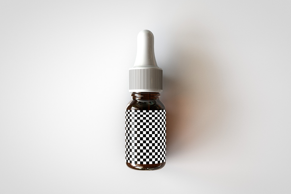 Dropper Bottle & Box Mock-Up | 10ml, a Household Mockup by TSOBG (Photo 6 of 20)