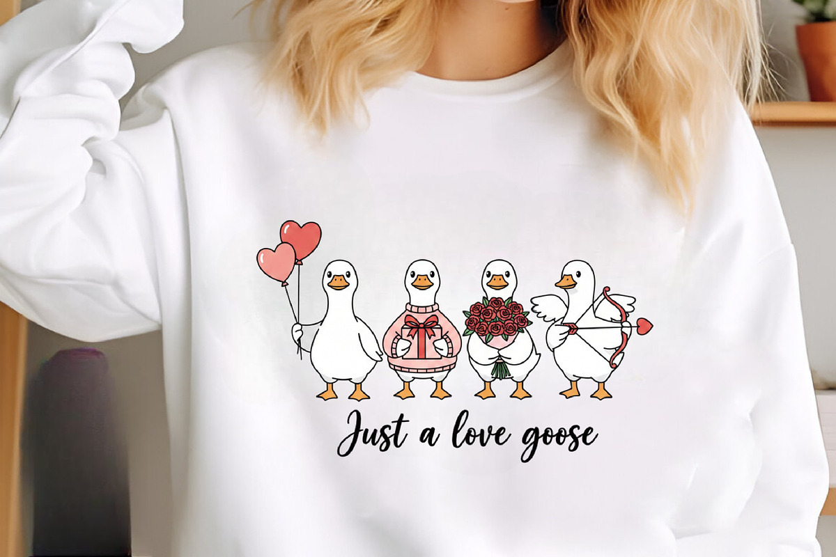 Just a love goose Png, Valentine Goo, an Illustration by SinaCreation (Photo 2 of 11)