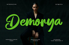 Demorya Bold Script Font
