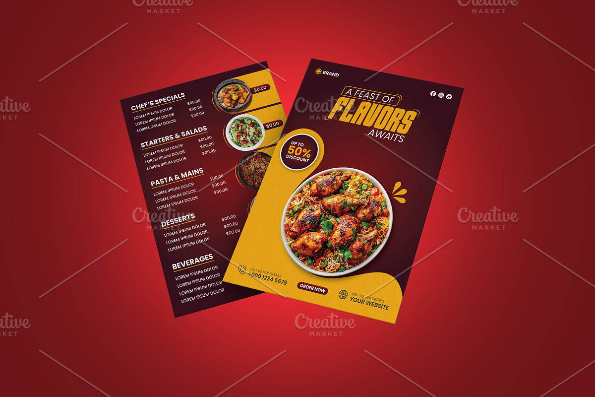 Food Menu Template | Restaurant / Cafe preview 6