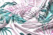 Palm leaves vector seamless pattern, a Pattern Graphic by FleurArt (Thumbnail 4 of 9)