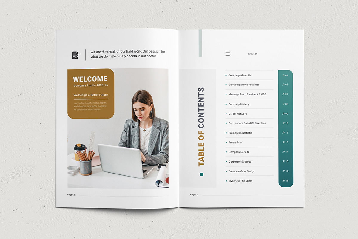 Company Profile | InDesign & MS Word, a Brochure Template by Creativity-Design (Photo 2 of 11)