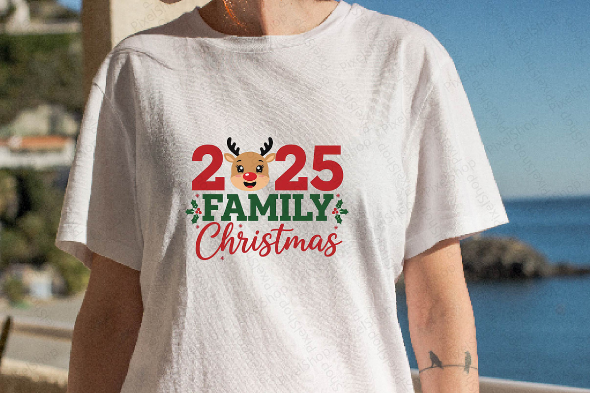 Family Christmas 2025 Png, Christmas, an Illustration by DreamPrint404 (Photo 4 of 7)