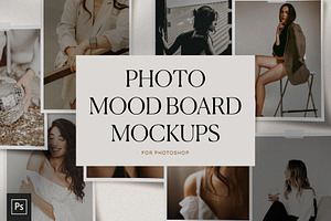 Photo Mood Board Mockups