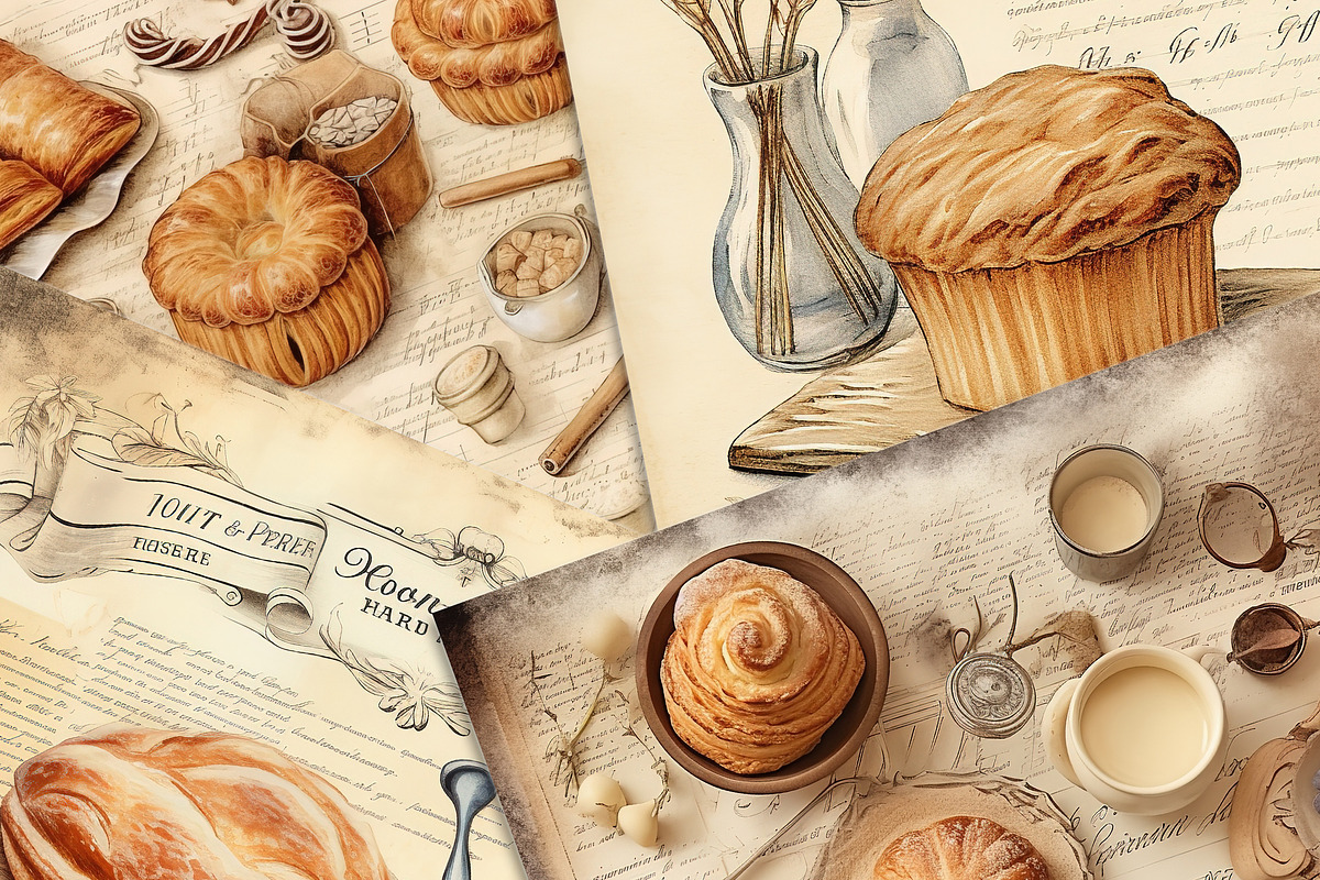 Granny's Antique Kitchen Recipes, a Graphic by Fun Digital (Photo 5 of 6)