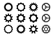 Gear Vector Set, an Object Graphic by Krafti Lab (Thumbnail 1 of 2)