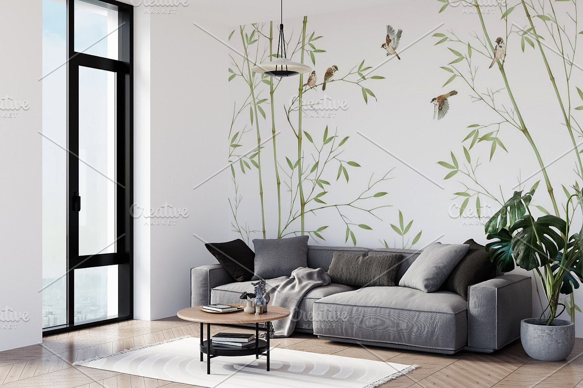 Wallpaper mockup Tapestry mockup, a Household Mockup by Hunny Badger (Photo 5 of 10)