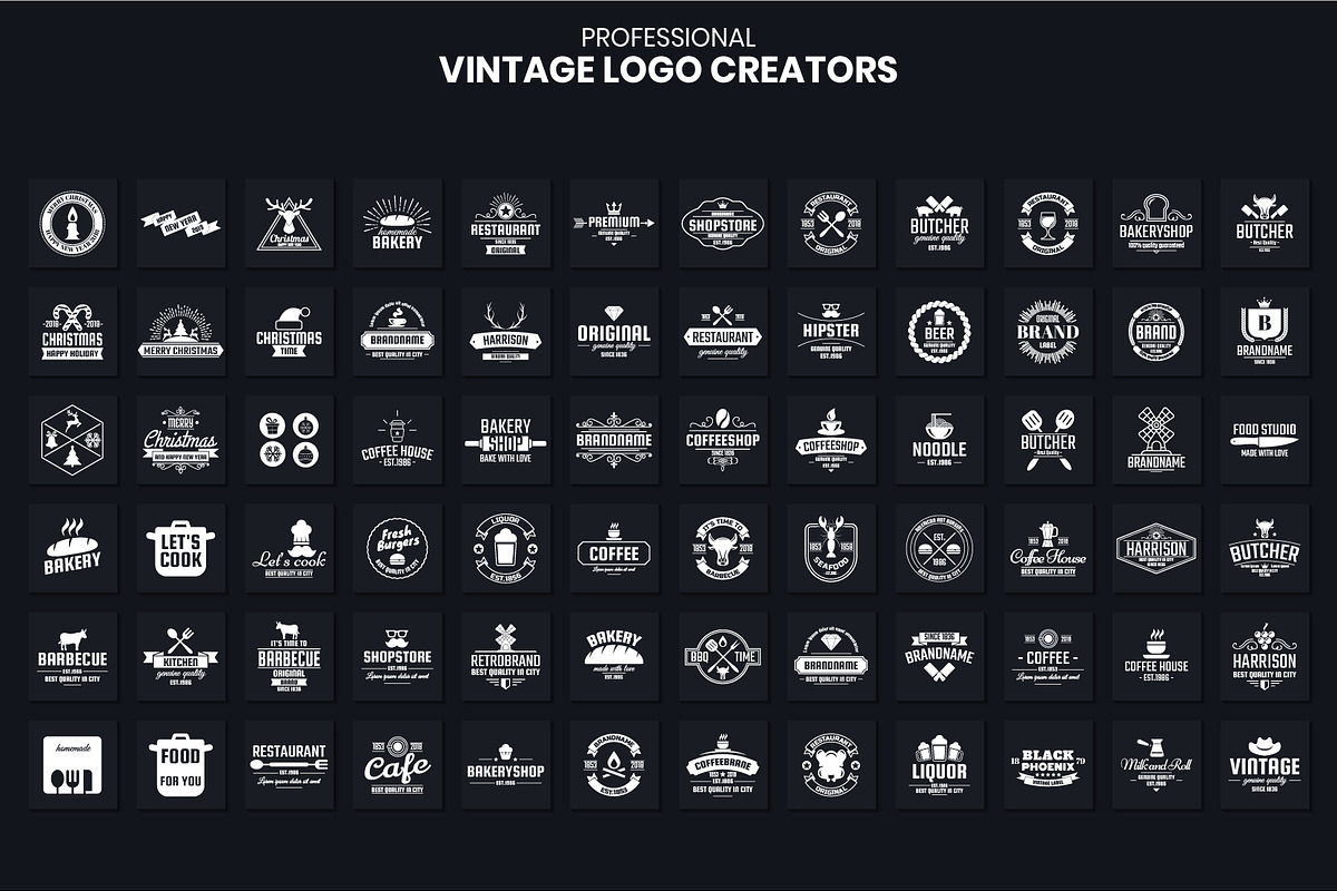 1046 Vintage Logo Creators, a Branding & Logo Template by Toonsteb (Photo 16 of 22)