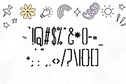Doodle Daze - Adorable Slim Typeface, a Sans Serif Font by HipFonts (Thumbnail 3 of 7)