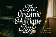 Organic Antique - Blackletter Fonts, a Blackletter Font by Sarid Ezra (Thumbnail 1 of 10)