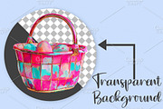Pastel Brushstroke Easter Clipart, an Illustration by Canvas Craft (Thumbnail 2 of 7)