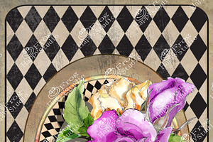 Alice in Wonderland Poster "Roses"