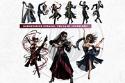 Velvet Mascarade Characters Bundle, a Person Illustration by ThatsDesignArt (Thumbnail 6 of 9)