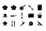 Kitchen Cooking Icon Vector Bundle, an Illustration by jahid234 (Thumbnail 15 of 51)