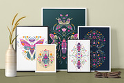 Folk Art Vector Collection, a Pattern Graphic by Molly art (Thumbnail 8 of 15)