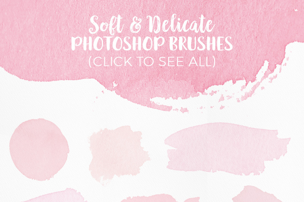 Soft & Delicate Watercolor Brushes preview 2