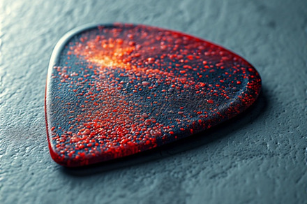 Guitar pick stock image, a Photo by ComfortQ