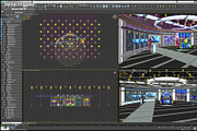 Virtual TV Studio News Set 27, an Architecture 3D Model by akerStudio (Thumbnail 13 of 49)