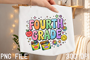 Fourth Grade Striped Back to School, a Transportation Illustration by Digital Artistic99 (Thumbnail 1 of 8)