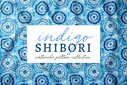Indigo Shibori Patterns, a Pattern Graphic by Laura Camoe (Thumbnail 8 of 8)