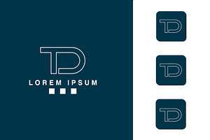TD Abstract Logo Design., a Branding & Logo Template by art_creater