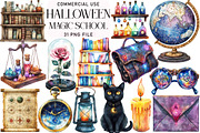 Magic School Dark Academia Clipart, an Illustration by Daily.Designs (Thumbnail 1 of 5)
