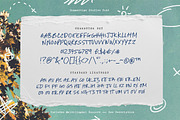 Summertime Stories, a Handwritten Font by Sam Parrett (Thumbnail 8 of 9)