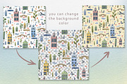 Old European houses watercolor clipa, an Object Illustration by NATASHA CHU (Thumbnail 19 of 21)