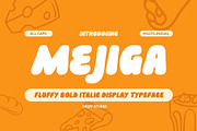 Mejiga - Fluffy Bold Font, a Sans Serif Font by Drizy (Thumbnail 1 of 10)