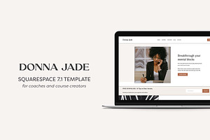 Squarespace 7.1 Template: Donna