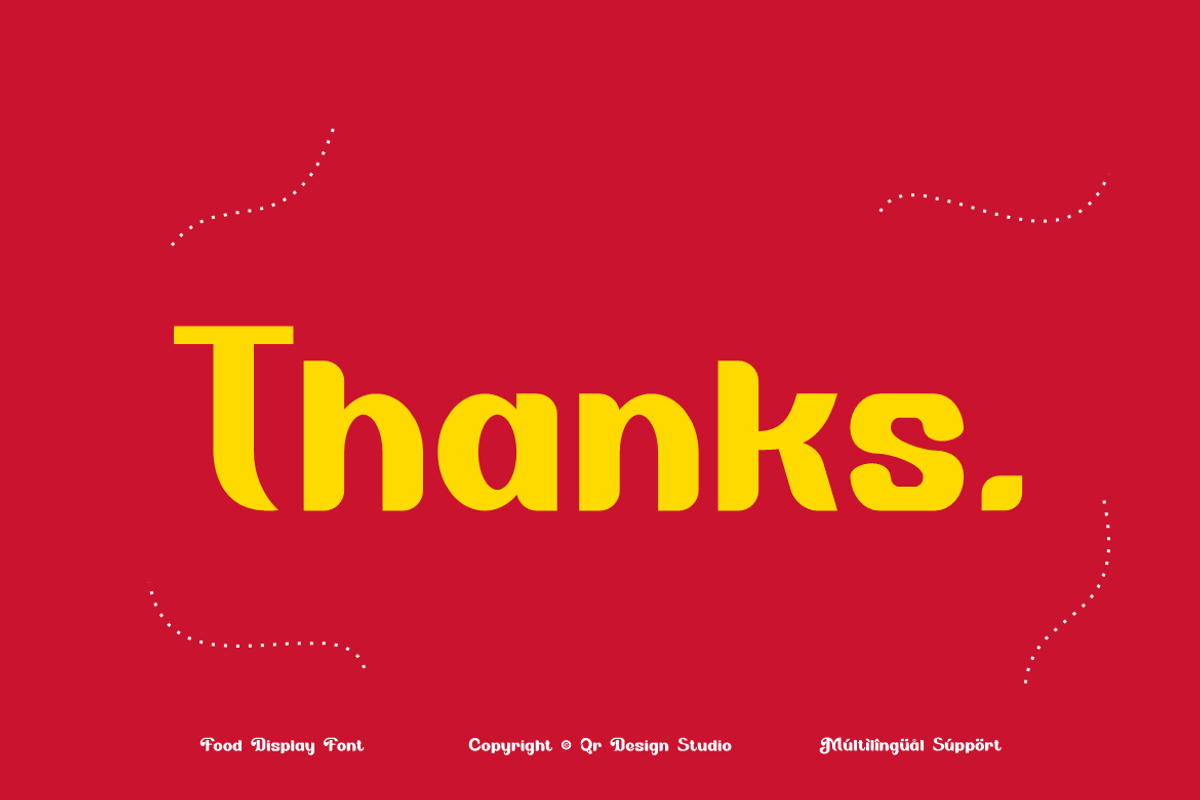 Chalot - Food Font, a Sans Serif Font by QR Design Studio (Photo 11 of 11)