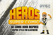 SuperComic - Vector Text Effects, an Action Add-On by BackYard Graphics Co. (Thumbnail 1 of 18)