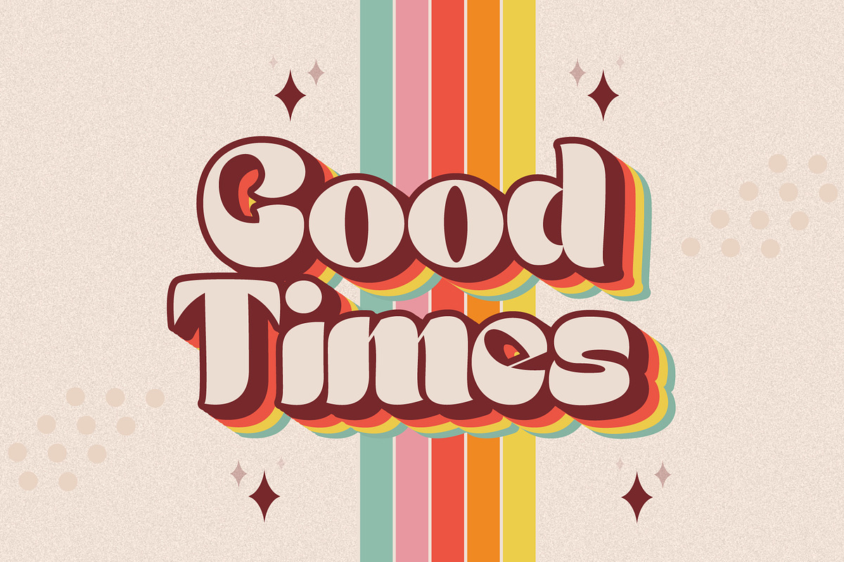 Stay Retro font, a Handwritten Font by KengGraphic (Photo 4 of 10)