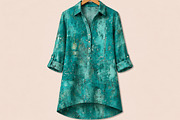 Teal Grunge Seamless Patterns, a Pattern Graphic by Canvas Craft (Thumbnail 7 of 9)