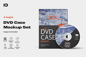 DVD Case Mockup Set, a Packaging Mockup by ForgeDesign